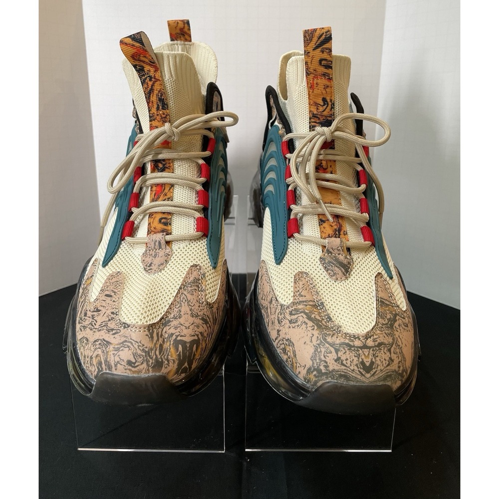 Cyberpunk Techwear Inspired Graffiti Blade Men's Running Shoes EU 45 US 11.5-12 - Picture 5 of 10